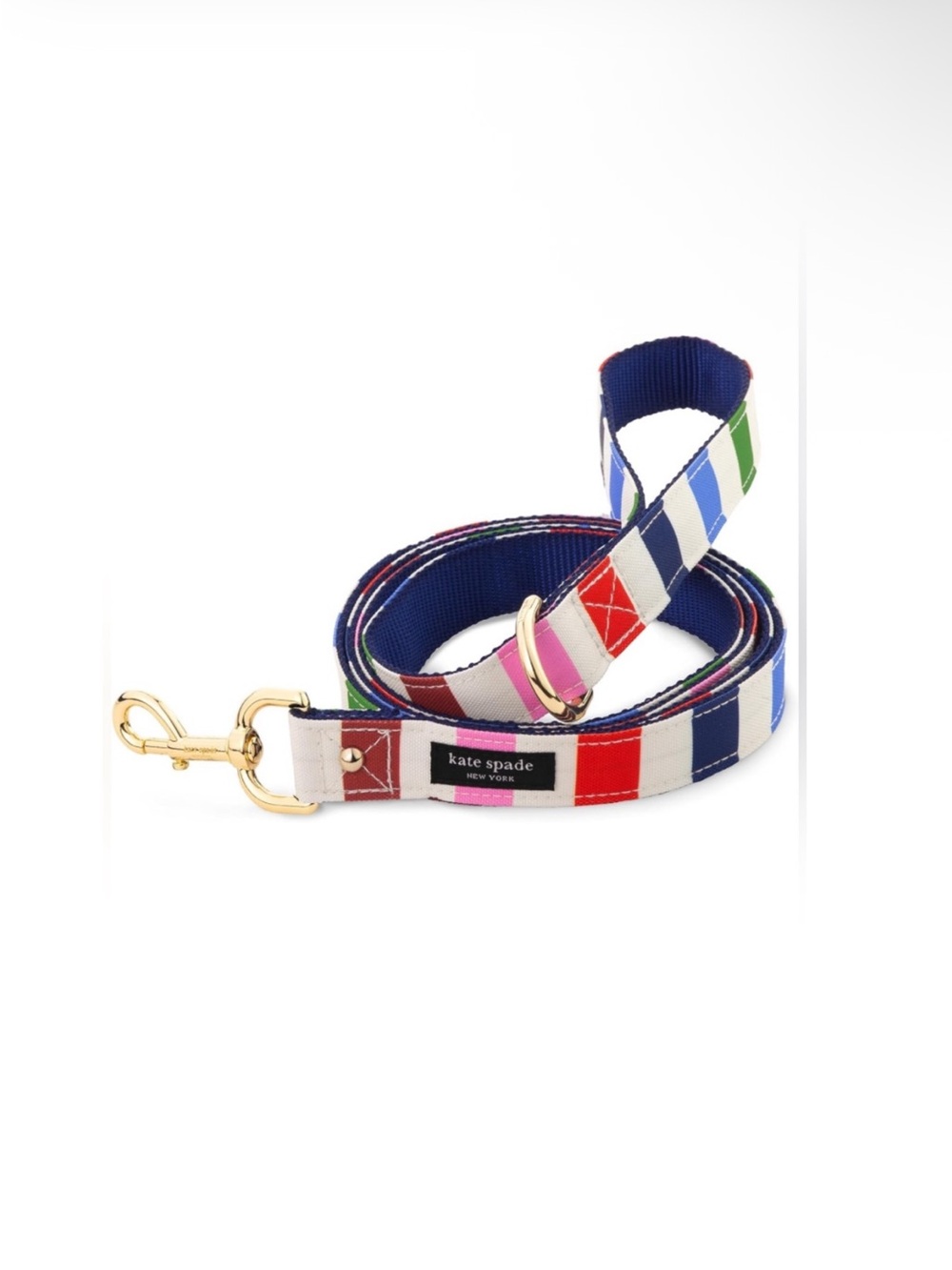 Kate Spade NY Adventure Stripe Dog Collar & Leash Combo - - Picture 8 of 16